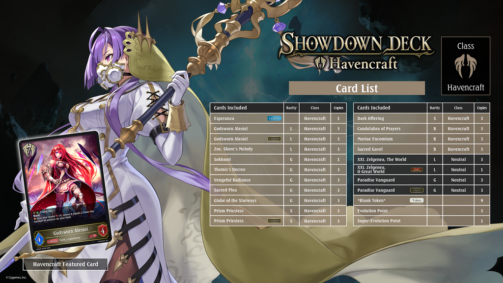 Shadowverse: Evolve - Showdown Deck - Havencraft