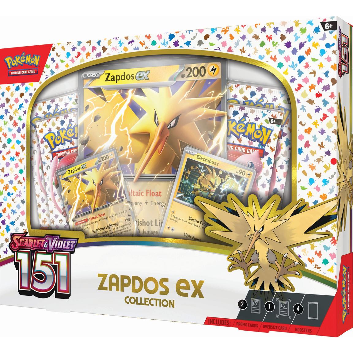Pokemon: Scarlet & Violet 151- Zapdos ex Collection Box