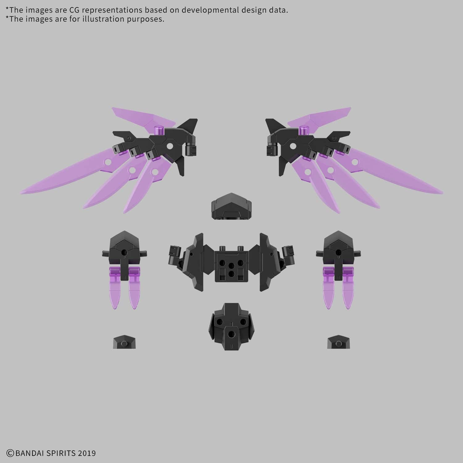 30MM: W-37 Option Parts 22 Set (Wing Suit Unit 2)