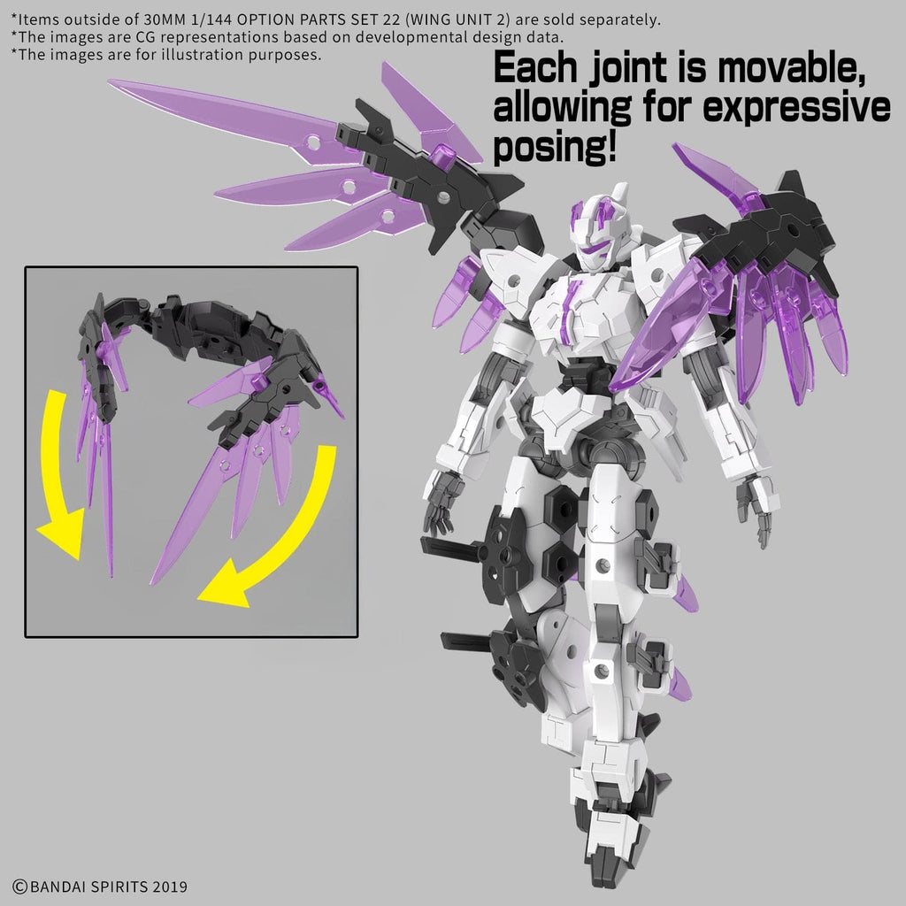 30MM: W-37 Option Parts 22 Set (Wing Suit Unit 2)