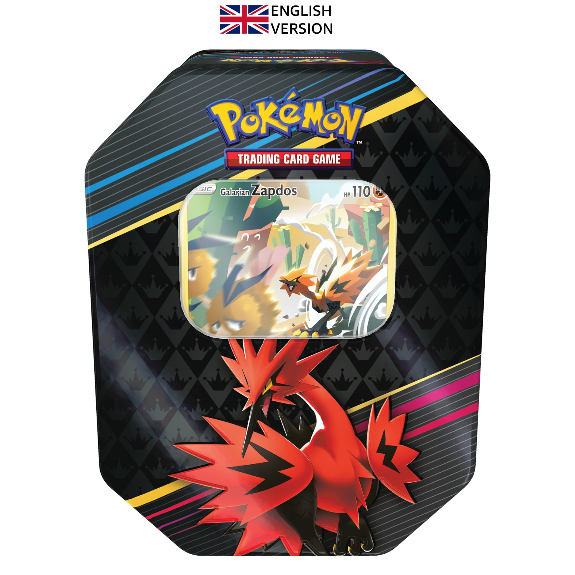 Pokemon: Crown Zenith Tin [Galarian Zapdos] (International Version)