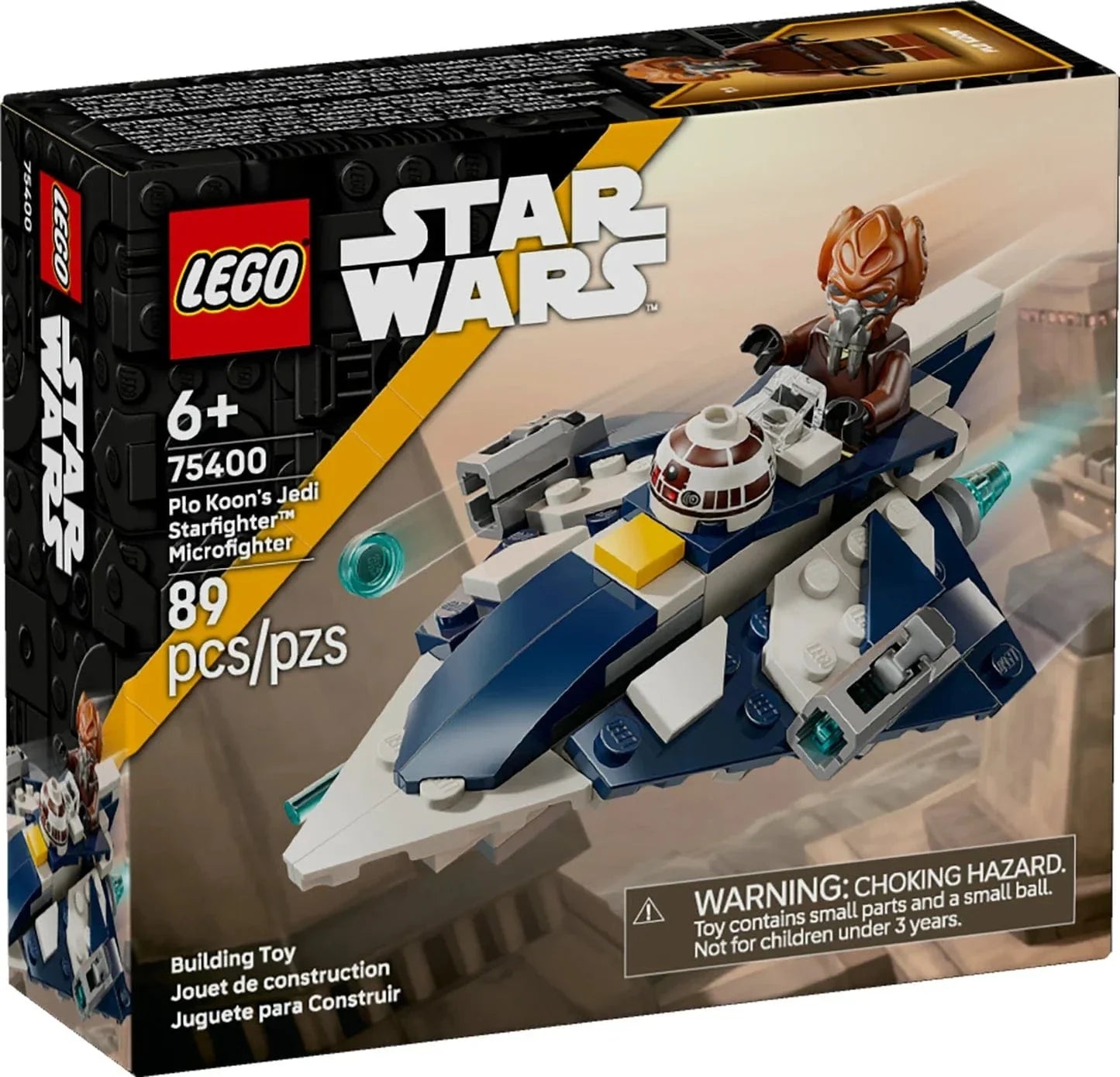 LEGO® Star Wars™ Plo Koon's Jedi Starfighter™ Microfighter 75400