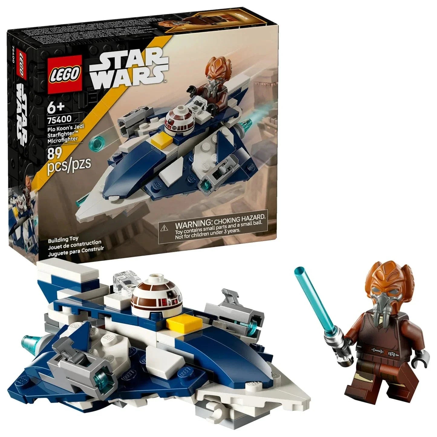 LEGO® Star Wars™ Plo Koon's Jedi Starfighter™ Microfighter 75400
