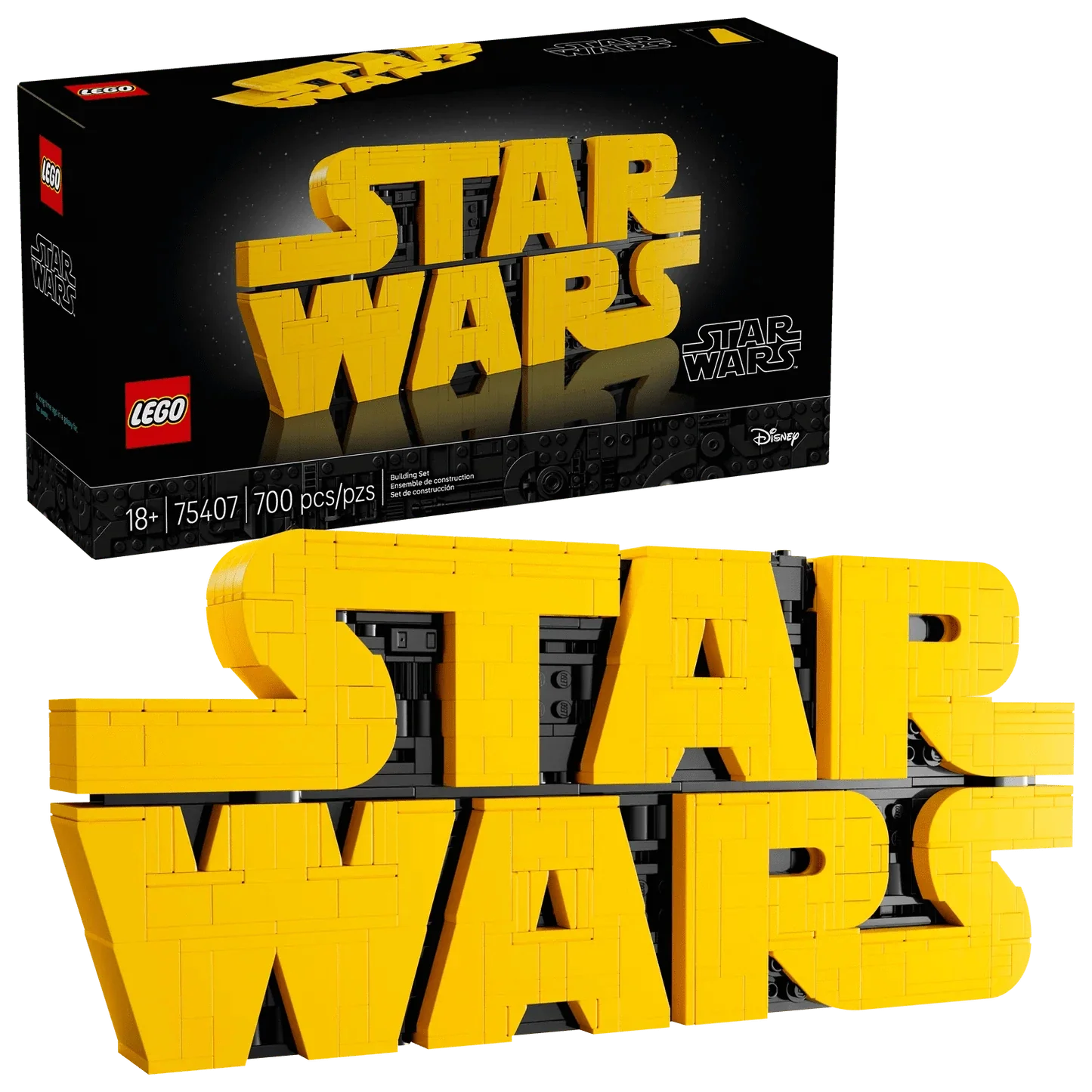 LEGO® Star Wars™ Brick-Built Star Wars Logo 75407