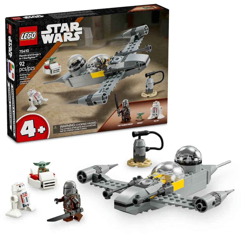 LEGO® Star Wars™ Mando and Grogu's N-1 Starfighter™ 75410