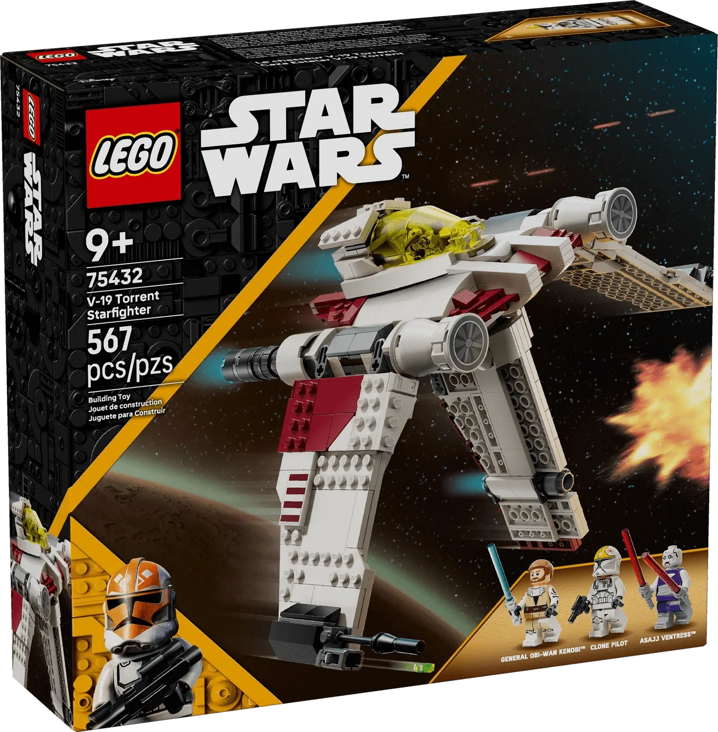 LEGO® Star Wars™ V-19 Torrent Starfighter 75432