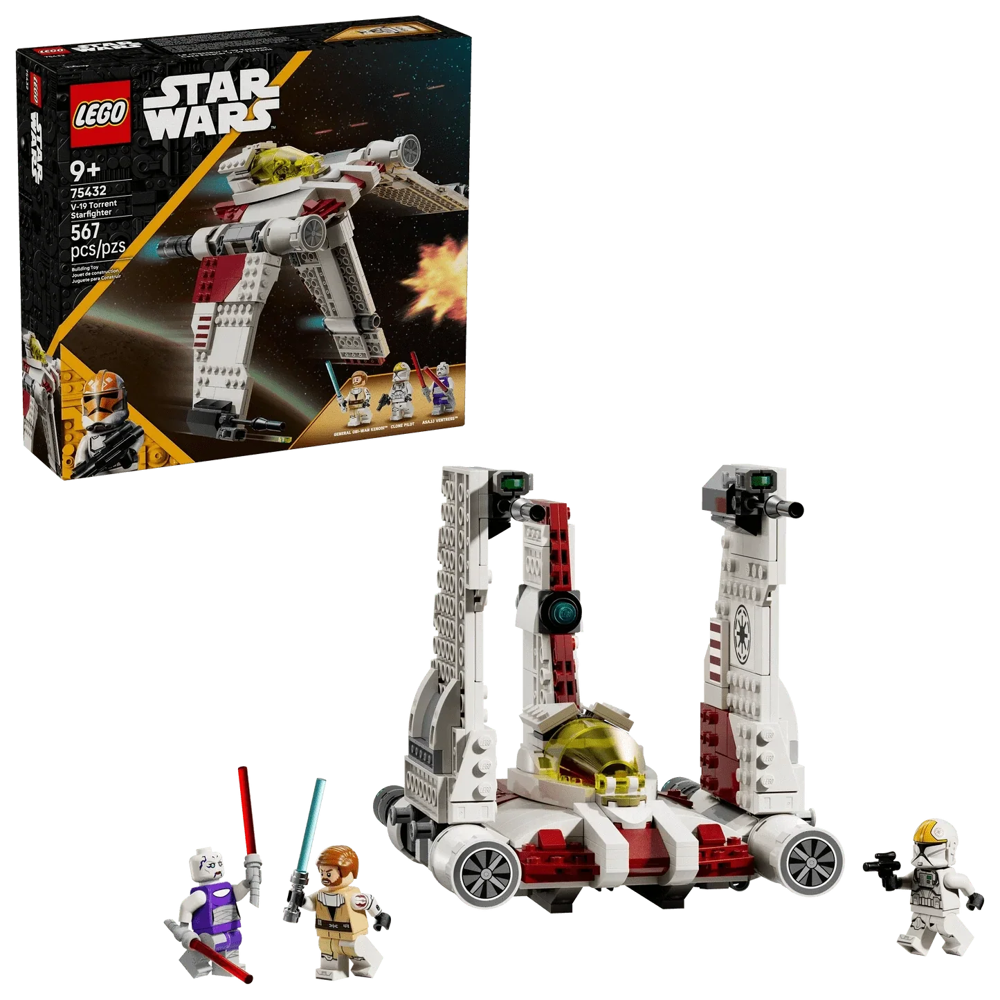 LEGO® Star Wars™ V-19 Torrent Starfighter 75432