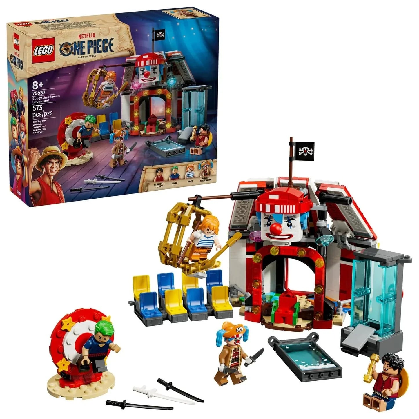 LEGO® One Piece Buggy the Clown's Circus Tent 75637