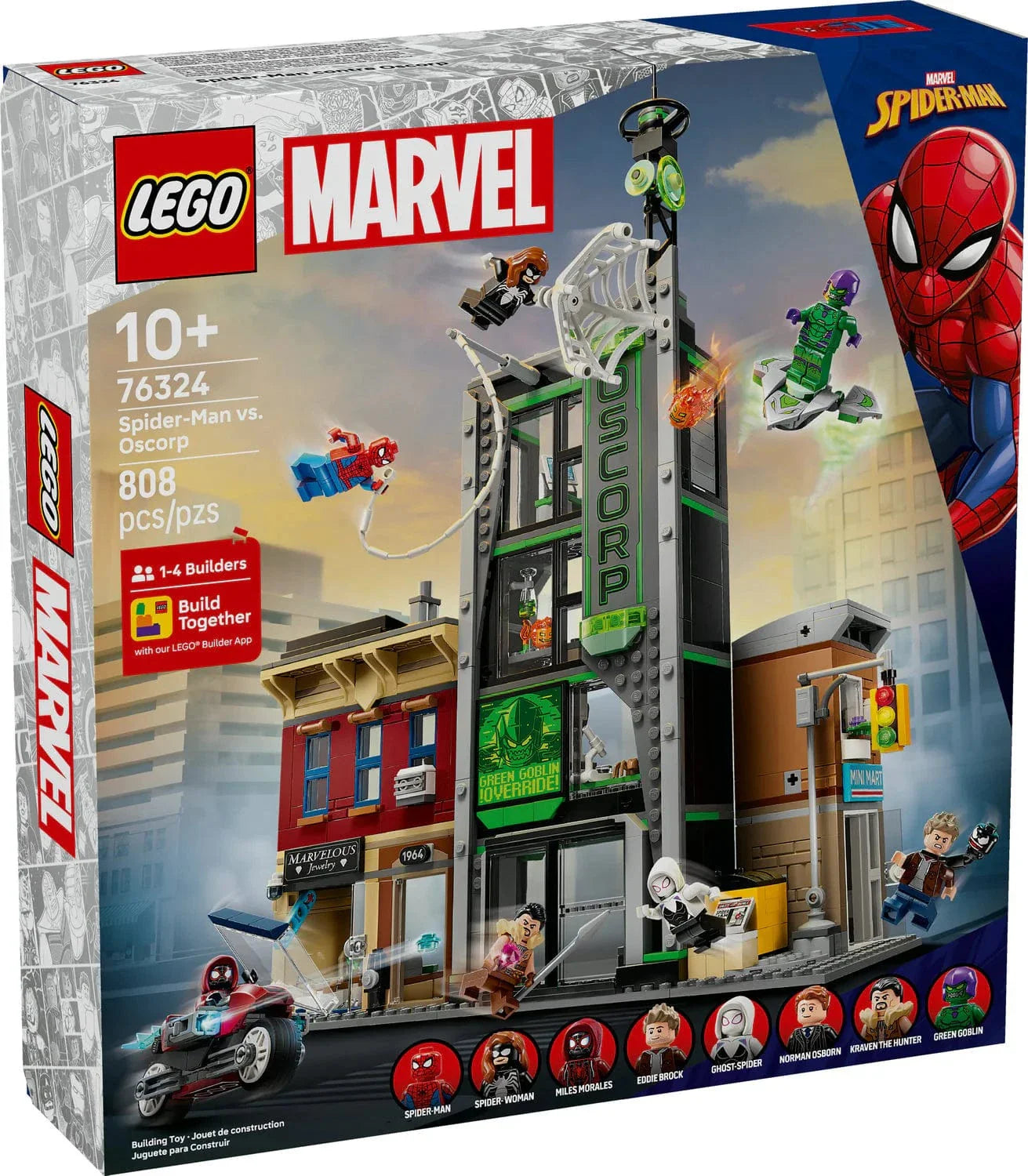 LEGO® Marvel Spider-Man vs. Oscorp 76324