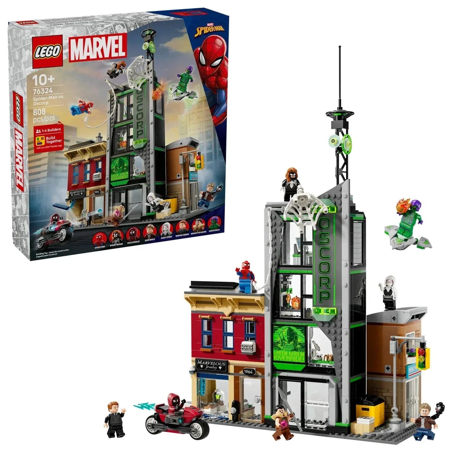 LEGO® Marvel Spider-Man vs. Oscorp 76324