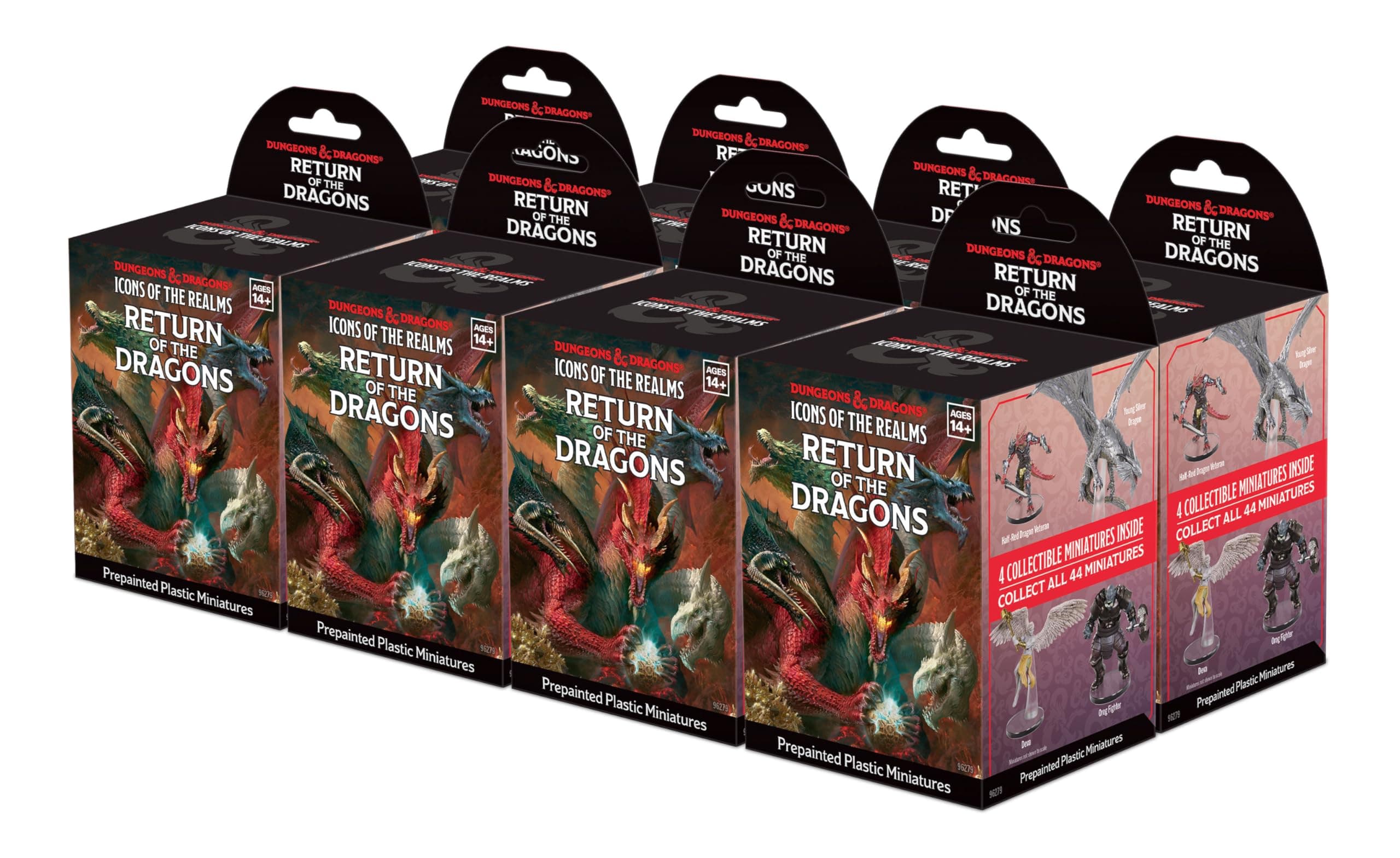 Dungeons & Dragons: Icons of the Realms Set 34 Return of the Dragons Booster Brick (8)