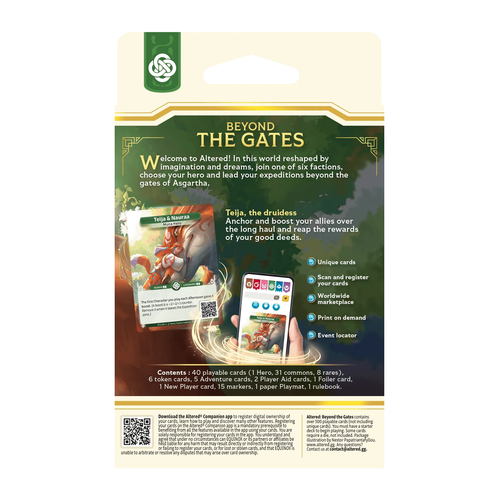 Altered TCG - Beyond The Gates - Starter Deck - Muna