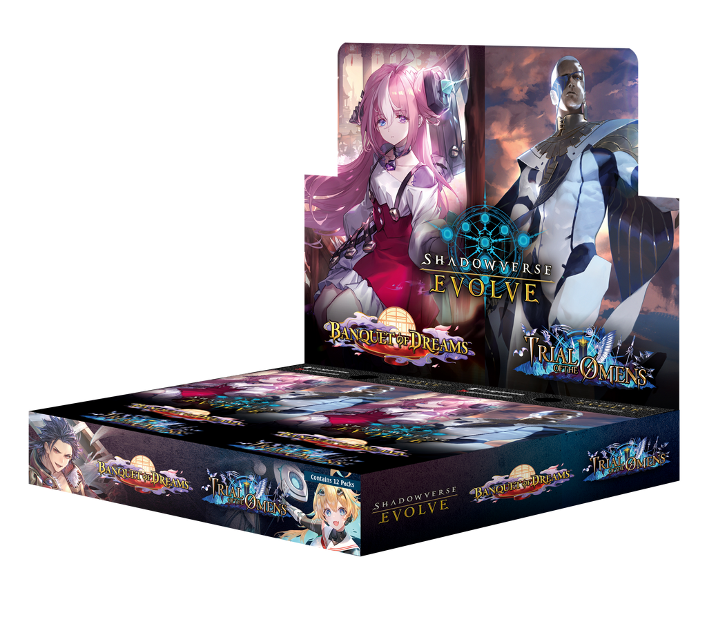 Shadowverse: Evolve - Combined Set 02 - Banquet of Dreams & Trial of the Omens - Display Case (20x Booster Boxes)