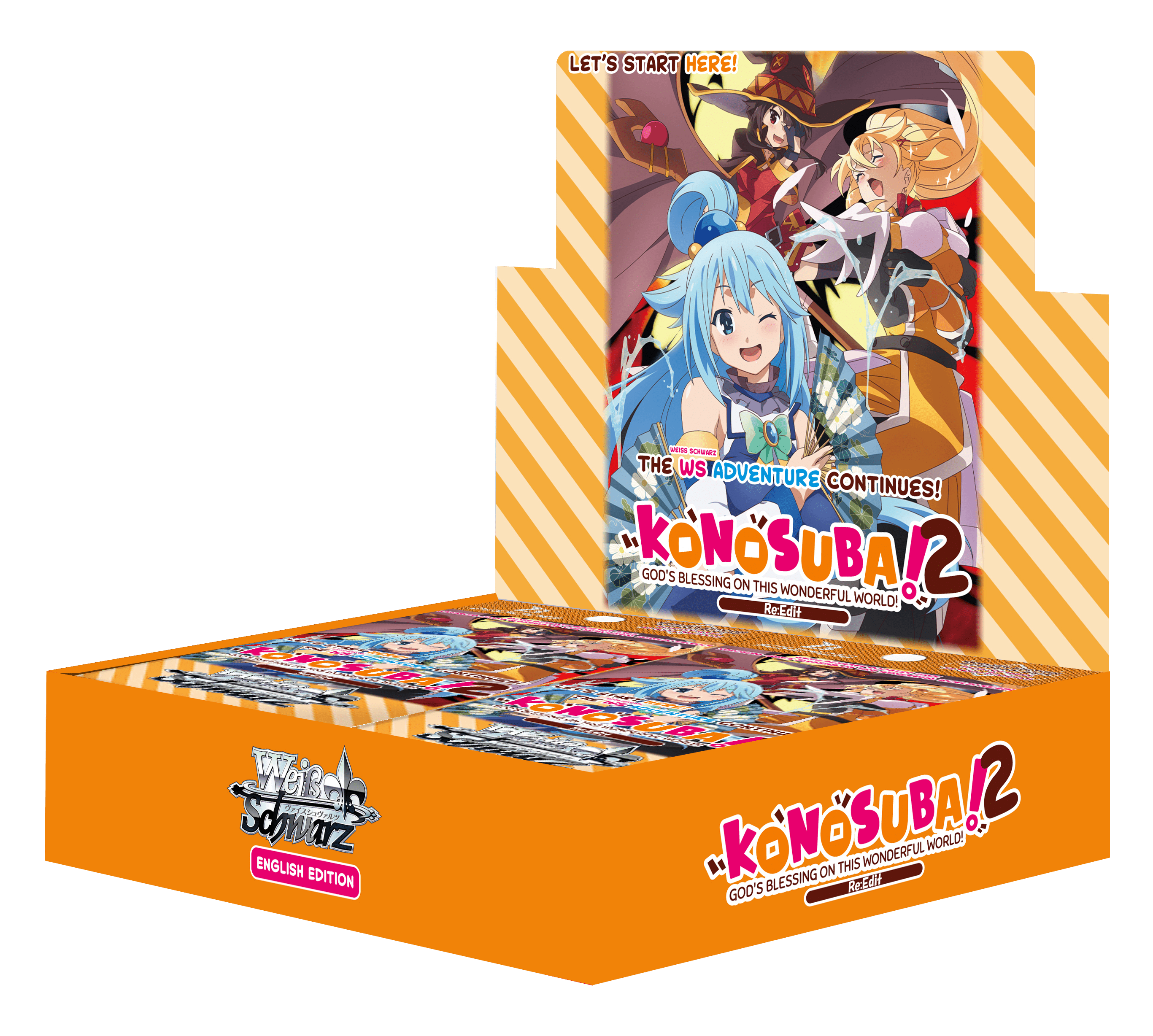 Weiss Schwarz: Konosuba God's Blessing on this Wonderful World Re: Edit (English) Booster Box