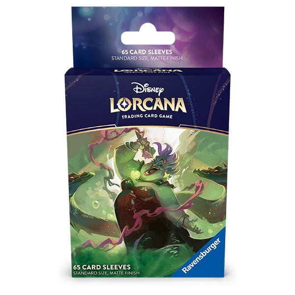 Card Sleeves: Disney Lorcana- Archazia’s Island - Ursula (65ct)