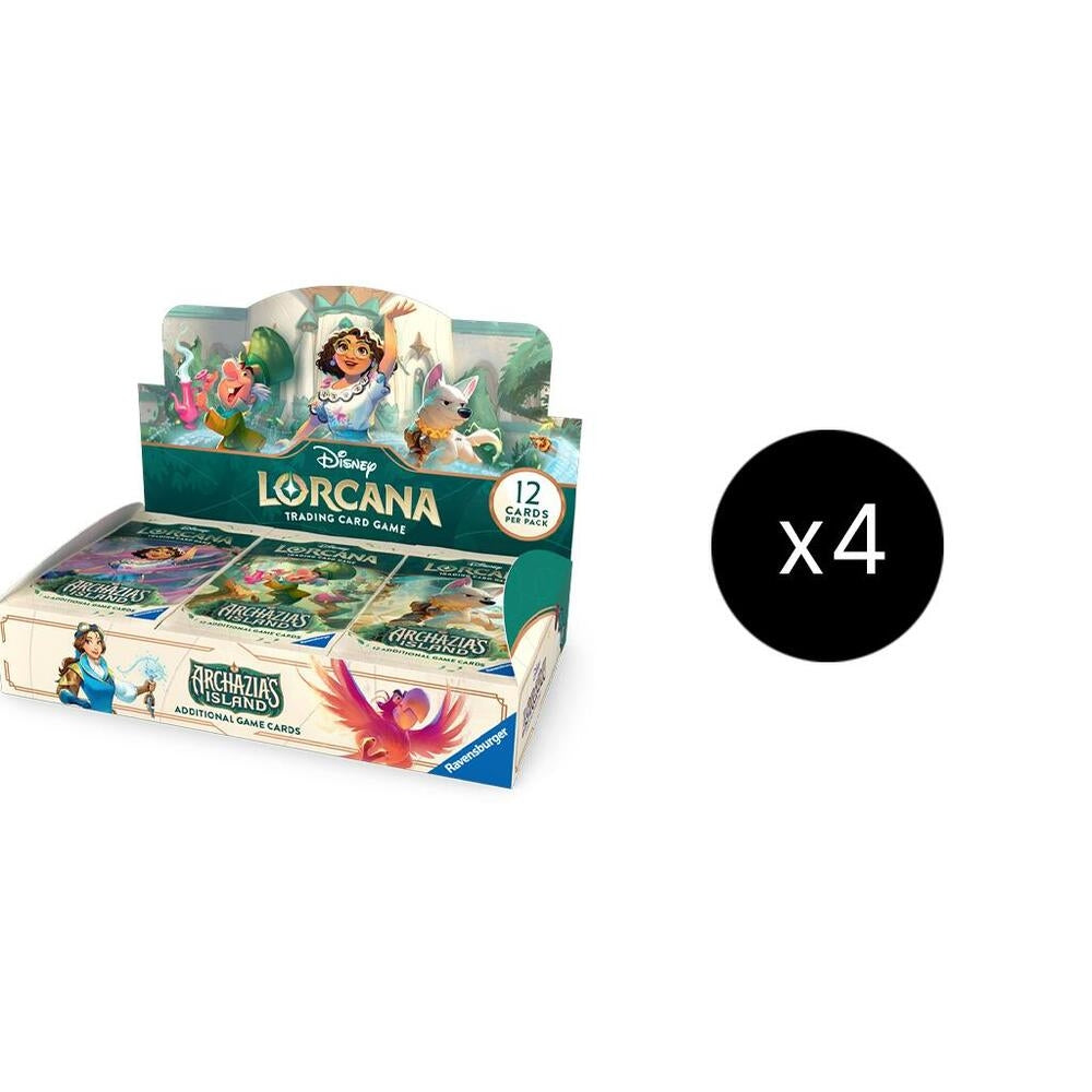 Disney Lorcana: Archazia’s Island Booster Case - x4 Boxes