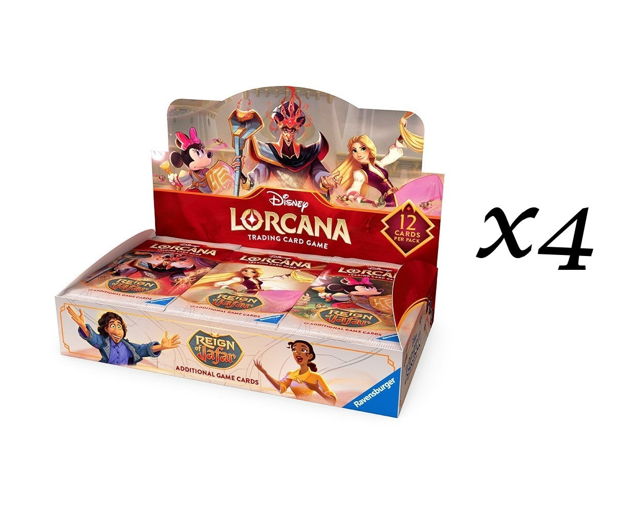 Disney Lorcana: Reign of Jafar Booster Case (4 Displays)