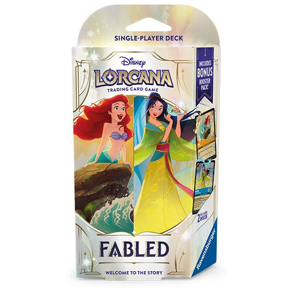 Disney Lorcana TCG: Fabled - Starter Deck - Amber & Sapphire (presale)