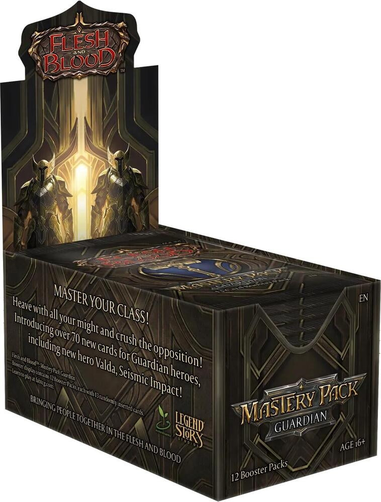 Flesh and Blood TCG: Mastery Pack Guardian Display