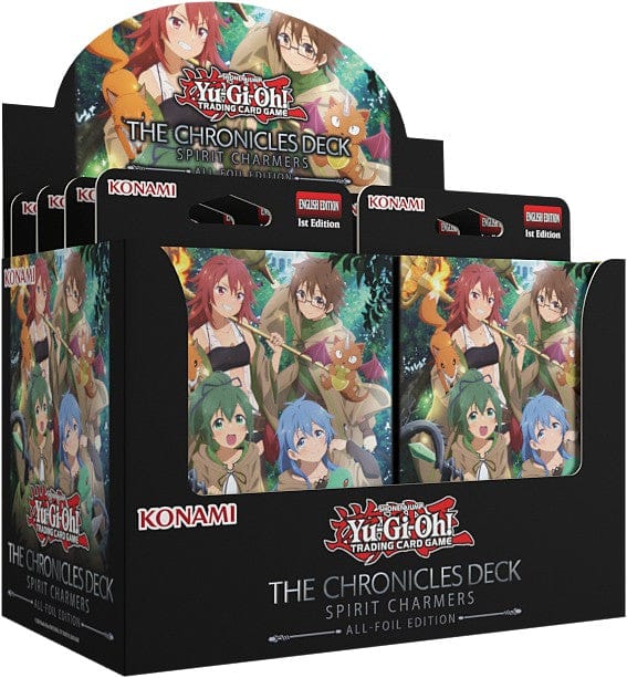 Yu-Gi-Oh! The Chronicles Deck: Spirit Charmers [x8] (All-Foil Edition) Display