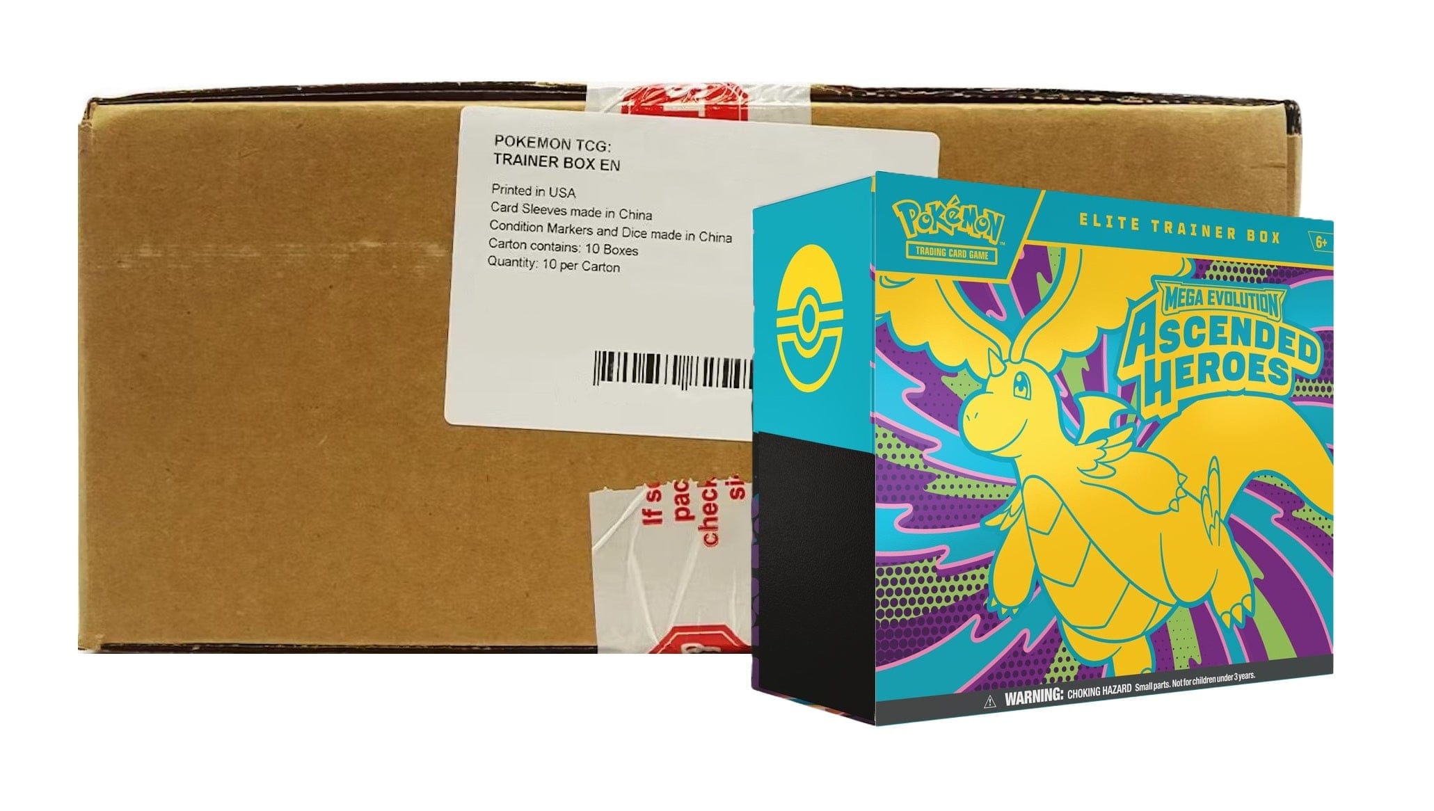 Pokemon Ascended Heroes ME2.5 Elite Trainer Box [x10] Sealed Case