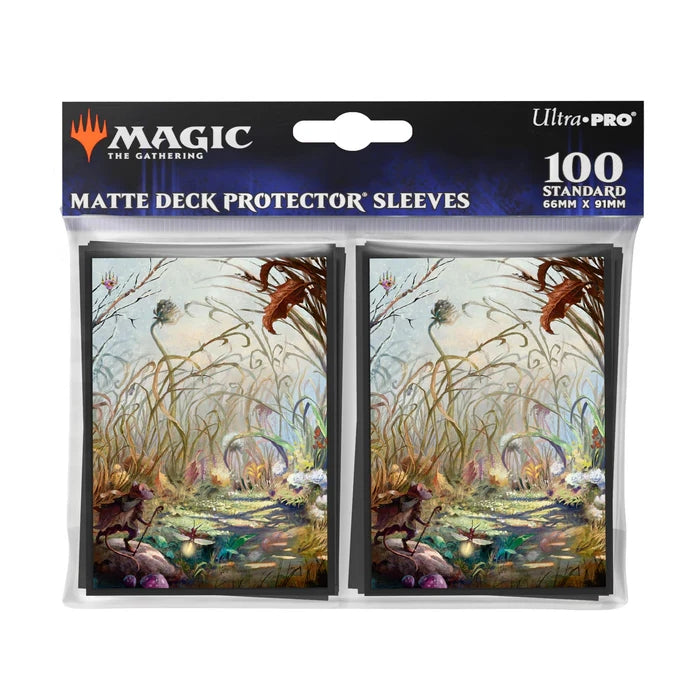 MtG: Bloomburrow Season Lands: Plains (Summer) - Matte Deck Protector Sleeves (100ct.)