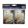 MtG: Bloomburrow Season Lands: Plains (Summer) - Matte Deck Protector Sleeves (100ct.)