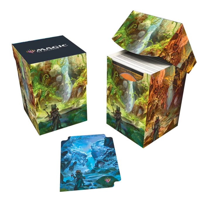 MtG: Bloomburrow Season Lands: Swamp (Summer) - Pro-100+ Deck Box