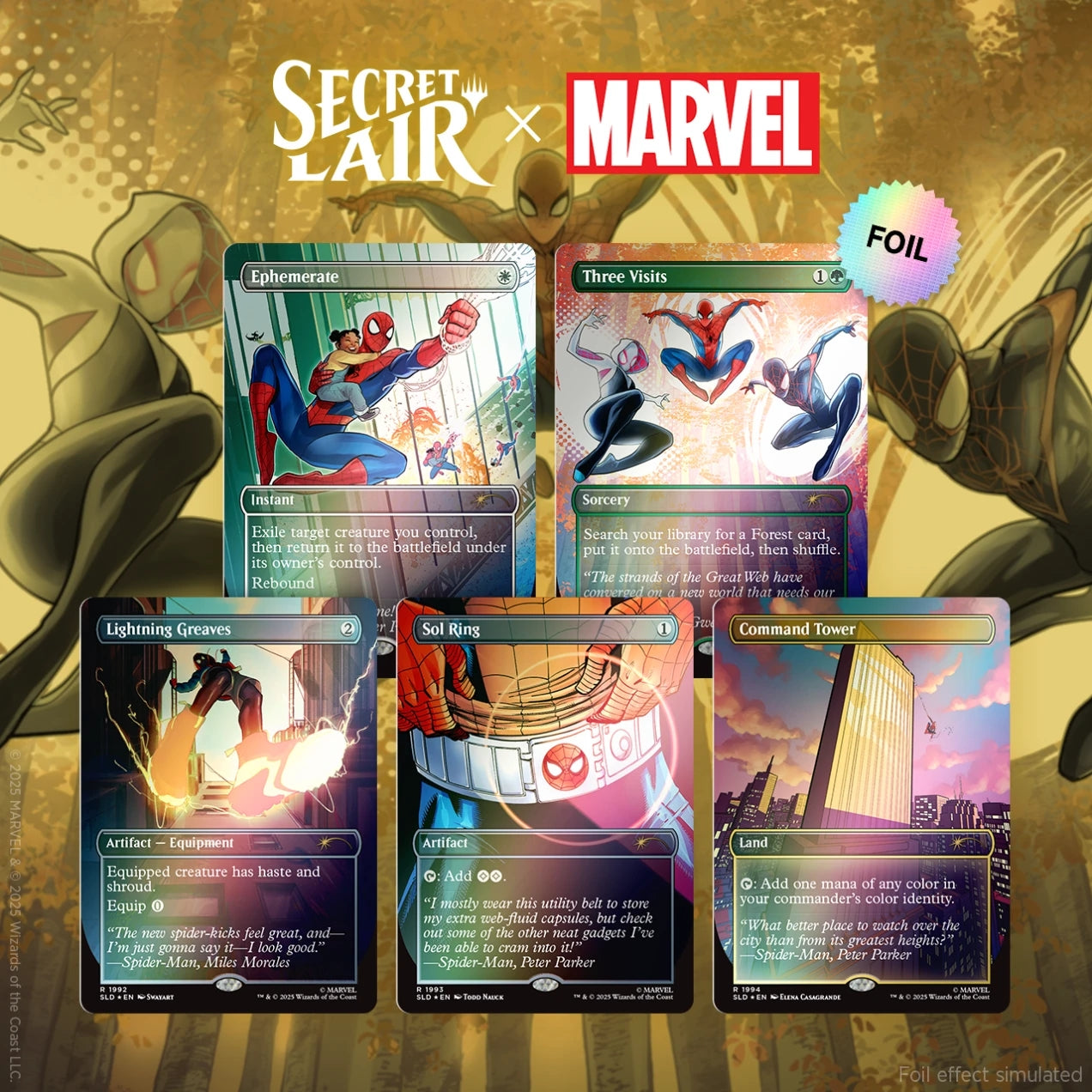 MtG: Marvel’s Spider-Man - Heroic Deeds, Foil Edition (Secret Lair)