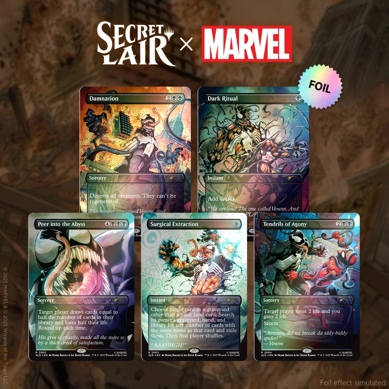 MtG: Marvel’s Spider-Man - Venom Unleashed (Colors), Foil Edition (Secret Lair)