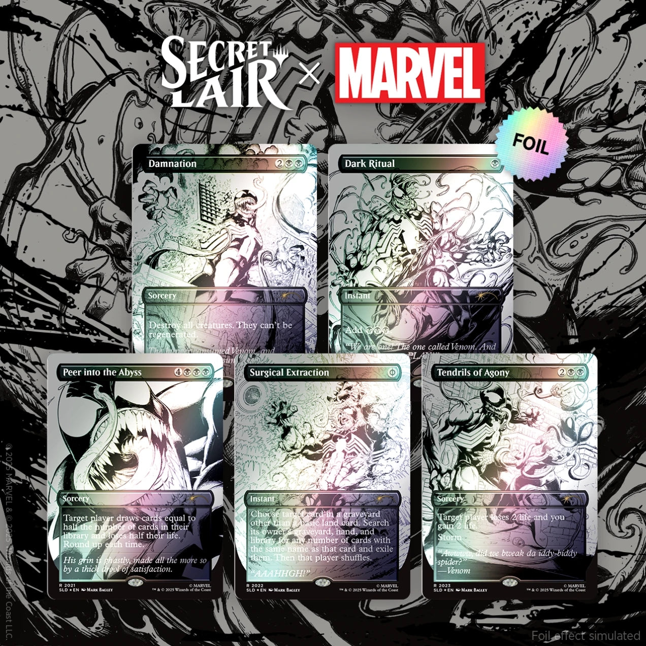 MtG: Marvel’s Spider-Man - Venom Unleashed (Inks), Foil Edition (Secret Lair)
