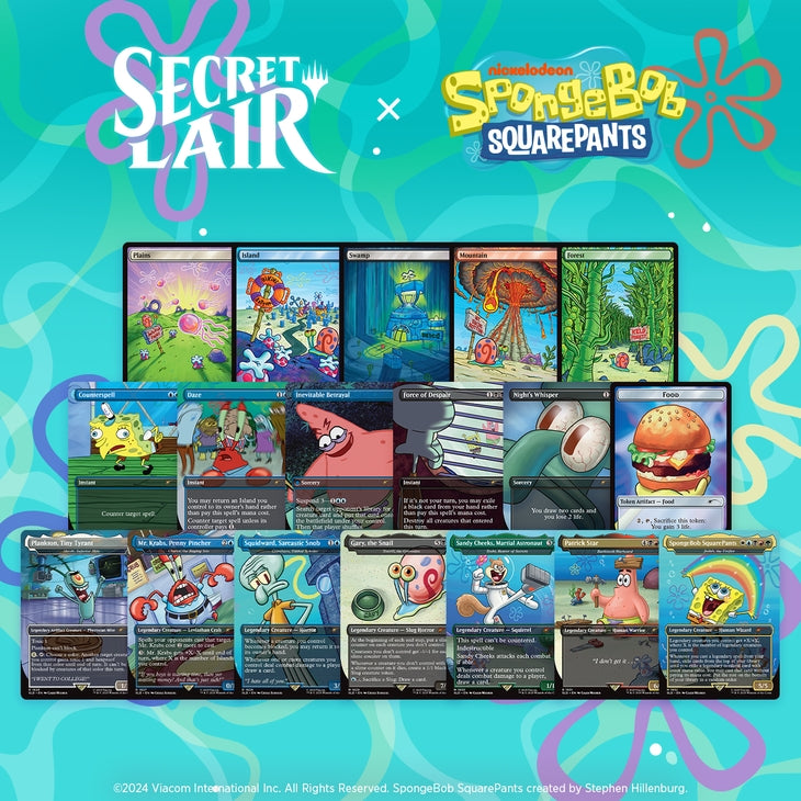 MtG: Our Boss is on Vacation Superdrop: Spongebob Squarepants Bundle - Non-Foil Edition (Secret Lair)