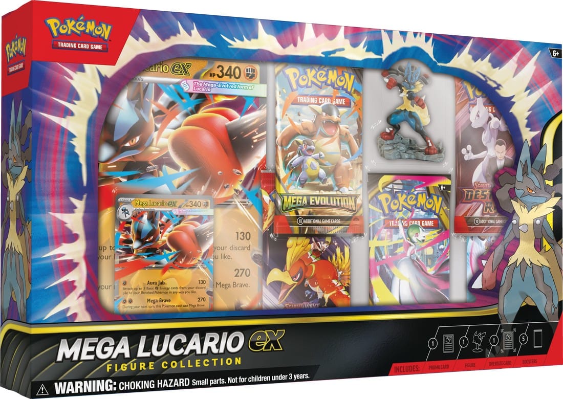 Pokemon Mega Lucario ex Premium Figure Collection Box