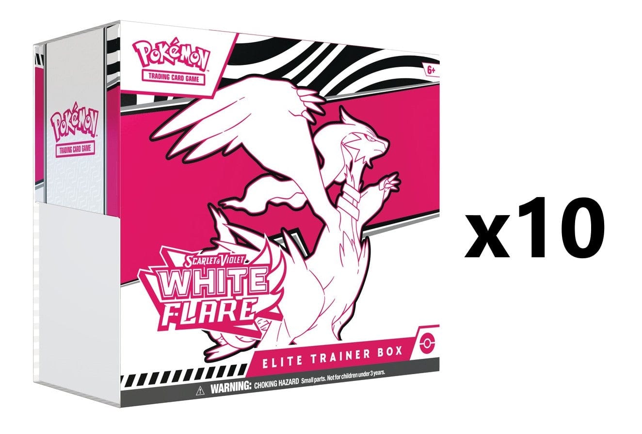 Pokemon White Flare SV10.5 Elite Trainer Box [x10] Sealed Case