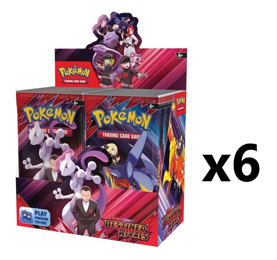 Pokemon Destined Rivals SV10 Booster [x6] Sealed Case