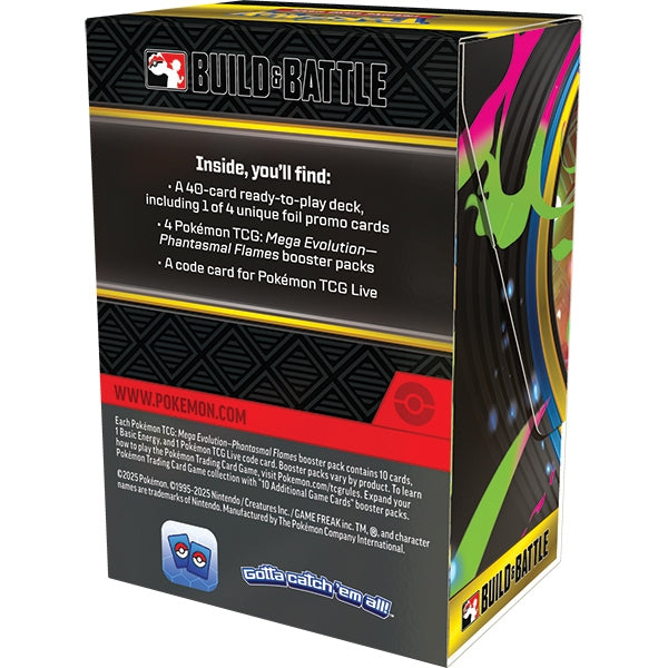Pokemon TCG: Mega Evolution 02 - Phantasmal Flames Build & Battle Box (presale)