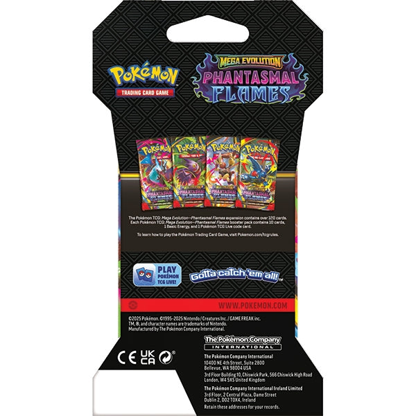 Pokemon TCG: Mega Evolution 02 - Phantasmal Flames Sleeved Booster (presale)