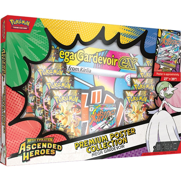 Pokemon TCG: Mega Evolution 2.5 - Ascended Heroes Premium Poster Collection - Mega Gardevoir (presale)