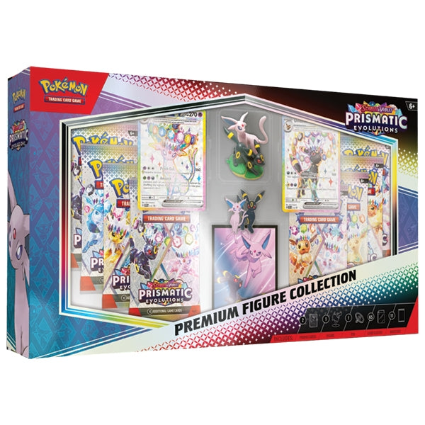 Pokemon TCG: Scarlet & Violet- Prismatic Evolutions Premium Figure Box (presale)