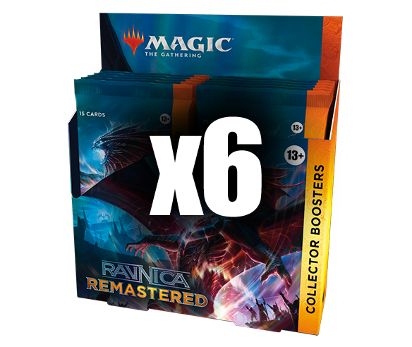 Magic the Gathering: Ravnica Remastered: Collector Booster Case - 6 Boxes