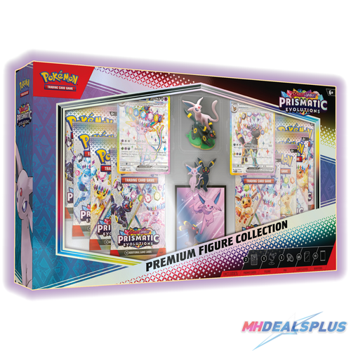 (Pre-Order) Pokemon Prismatic Evolutions Premium Figure Collection Sealed Case
