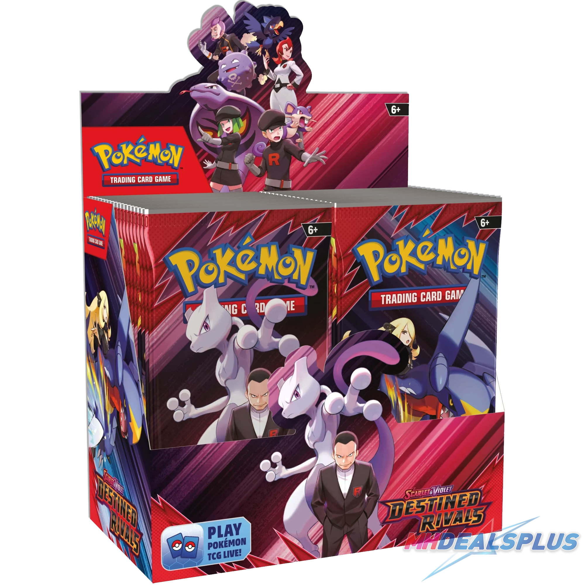 Pokemon Destined Rivals Booster Box Sealed Case