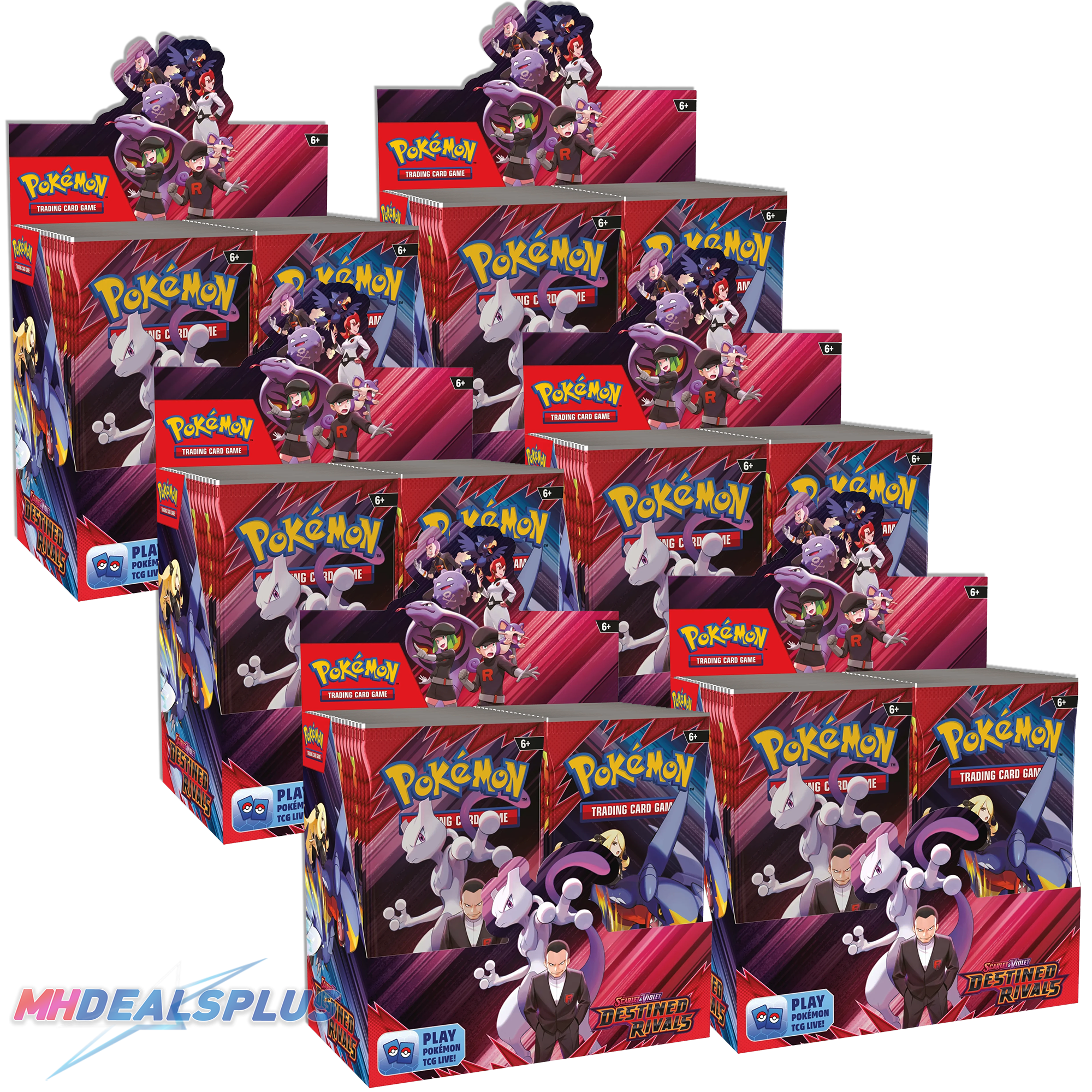 Pokemon Destined Rivals Booster Box Sealed Case