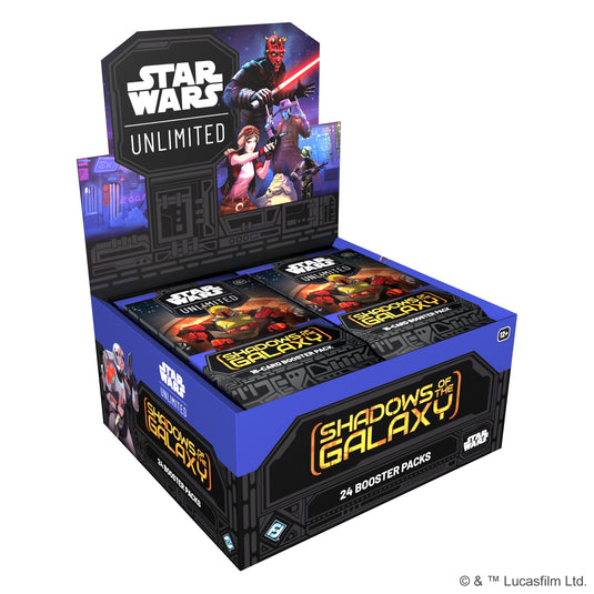 Star Wars: Unlimited: Shadows of the Galaxy Booster Display