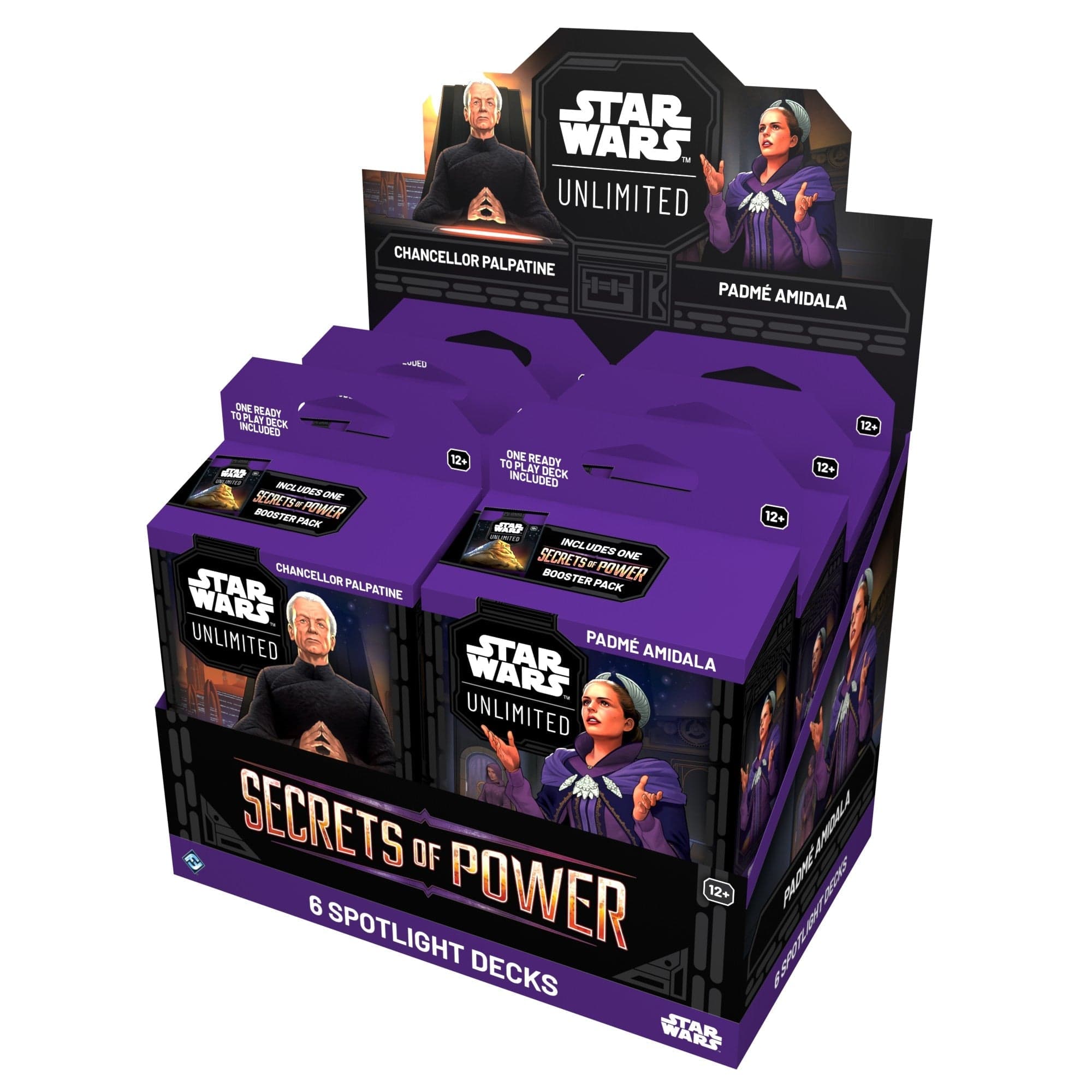 Star Wars: Unlimited - Secrets of Power [x6] Spotlight Deck Display