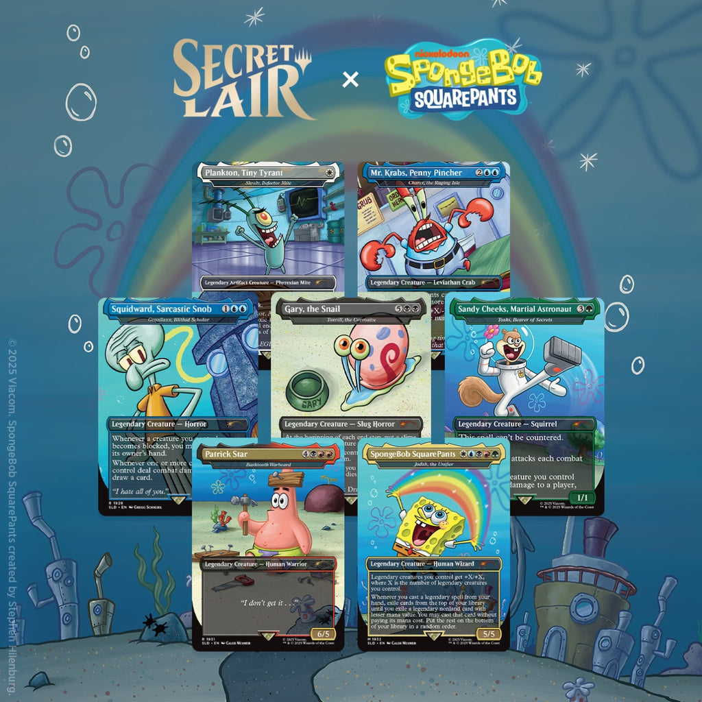 MtG: Our Boss is on Vacation Superdrop: Spongebob Squarepants Bundle - Non-Foil Edition (Secret Lair)