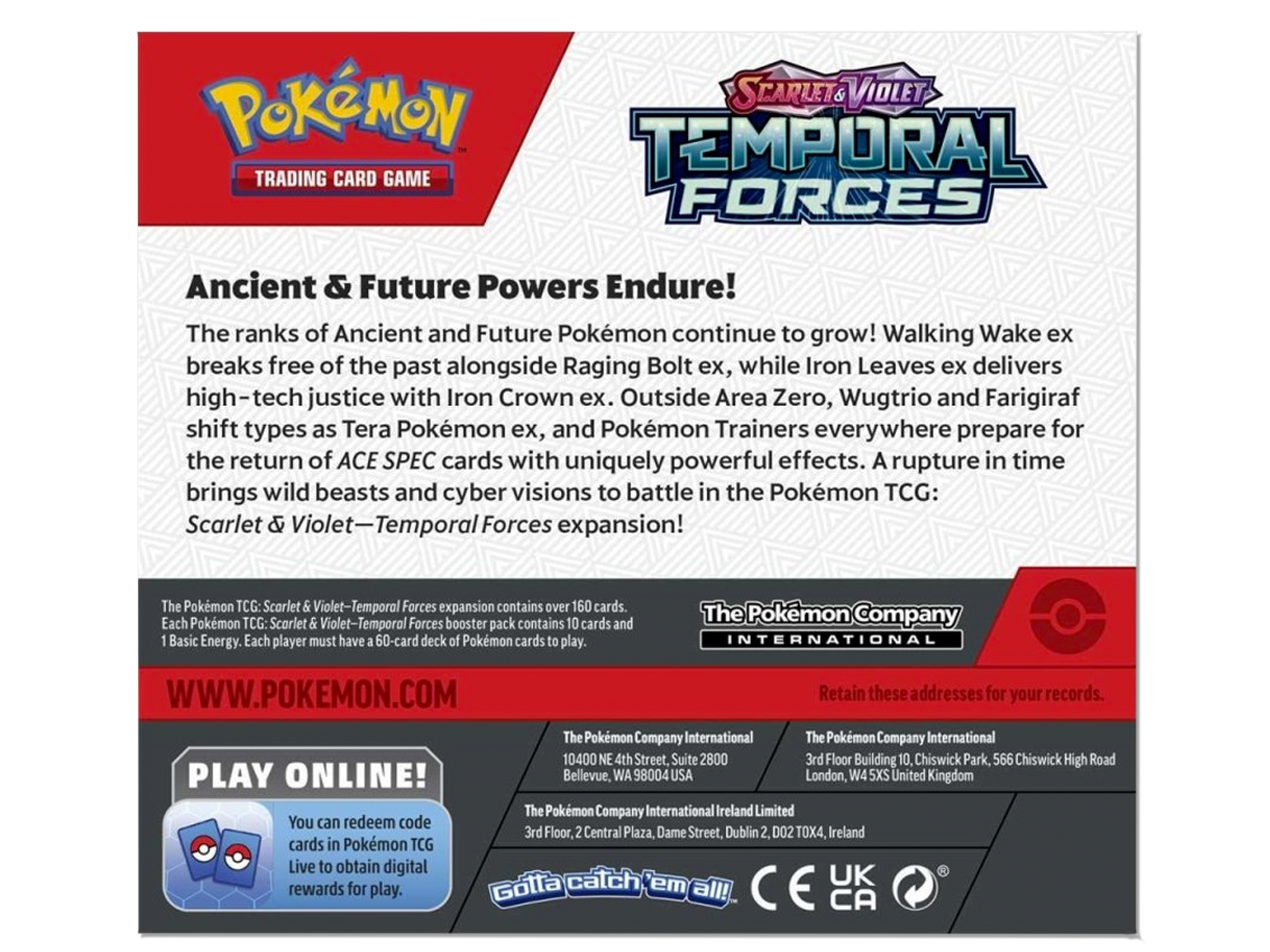 Pokemon Temporal Forces Booster Box