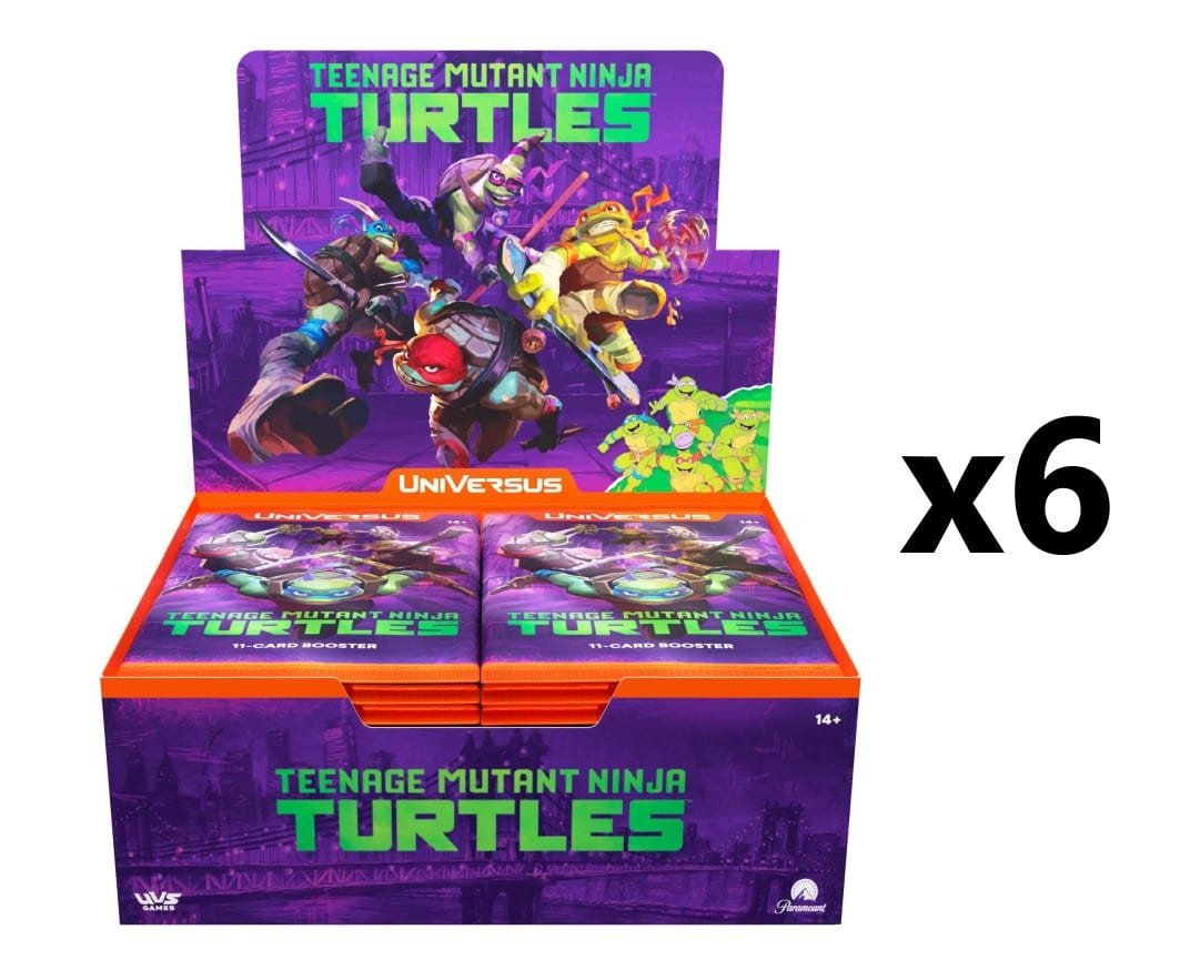 UniVersus: Teenage Mutant Ninja Turtles [x6] Booster Sealed Case