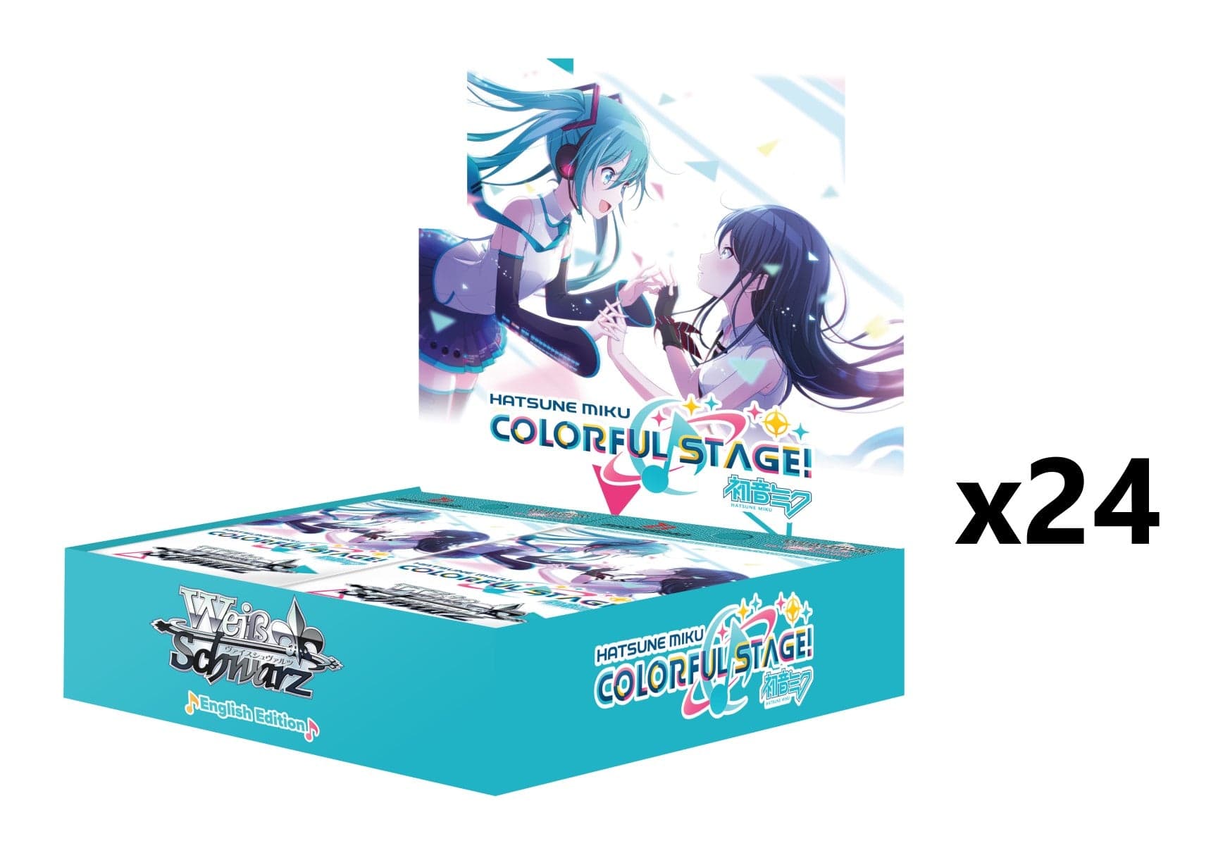 Weiss Schwarz: Hatsune Miku COLORFUL STAGE! (English) [x24] Booster Sealed Case