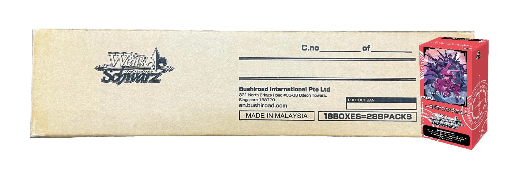 Weiss Schwarz: Sword Art Online Alternative - Gun Gale Online II (English) [x30] Extra Booster Case